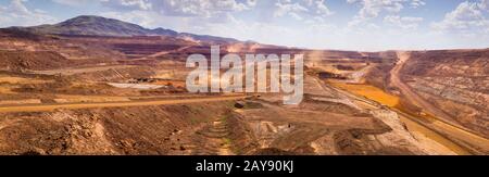 Iron Ore Mine, Pilbara, Western Australia. Stockfoto