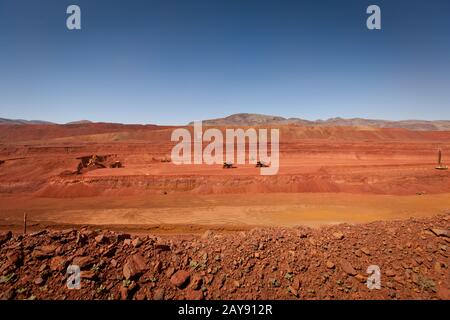 Iron Ore Mine, Pilbara, Western Australia. Stockfoto