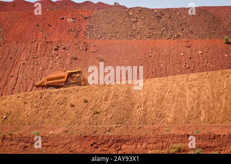 Iron Ore Mine, Pilbara, Western Australia. Stockfoto