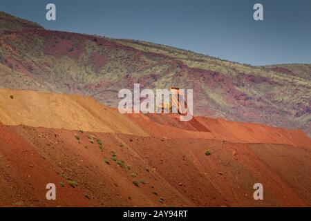 Iron Ore Mine, Pilbara, Western Australia. Stockfoto