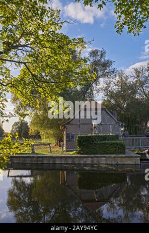 Prince - Bishop's Korn Wassermühle in Nienborg. Stockfoto