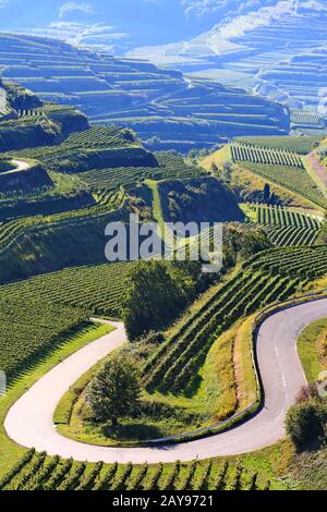 Kaiserstuhl ist ein Tal in Deutschland mit vielen wunderschönen Landschaften Stockfoto