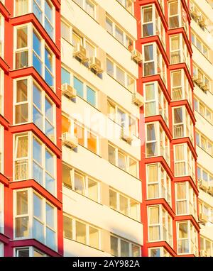 Modernes Apartmentgebäude Kiew, Ukraine Stockfoto