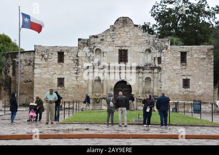 Die Alamo in San Antonio, Texas Stockfoto