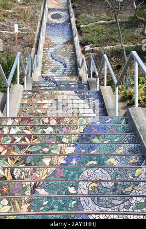 16th Avenue in San Francisco, Kalifornien Stockfoto