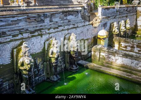 Badetempel in Goa Gajah Elefantenhöhle, Ubud, Bali, Indonesien Stockfoto