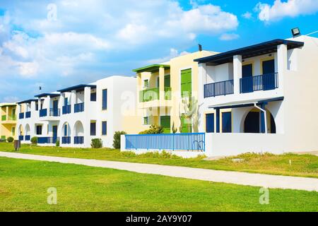 Hotel Touristen-Apartments Paphos, Zypern Stockfoto