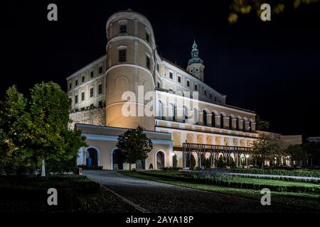 Blick auf Mikulov, Südmähren, Tschechien Stockfoto