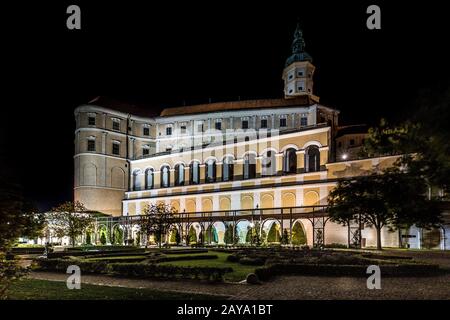 Blick auf Mikulov, Südmähren, Tschechien Stockfoto