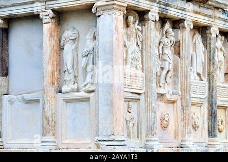 aphrodisias sebasteion über die Ecke Stockfoto