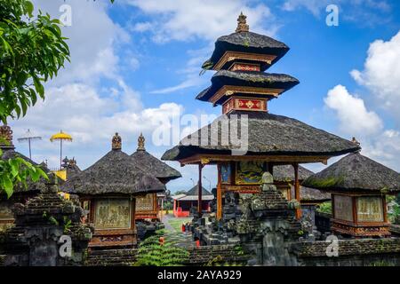 Pura Besakih-Tempel auf dem Berg Agung, Bali, Indonesien Stockfoto