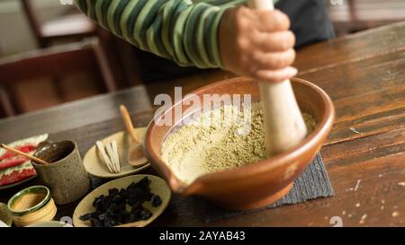 Hakka Lei cha Stockfoto