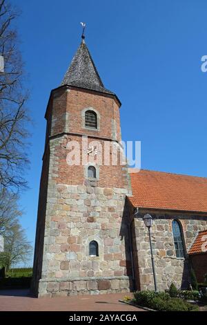 kirche St. Maria in Oythe Stockfoto