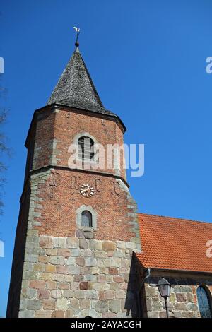 kirche St. Maria in Oythe Stockfoto