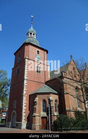 Kirchenpropsteikirche St. Georg in Vechta Stockfoto