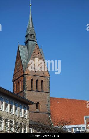 Protestantisch-Lutherische Kirche St. Georgii et Jacobi in Hannover Stockfoto