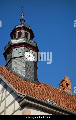 Historische Altstadt von schlitz Stockfoto