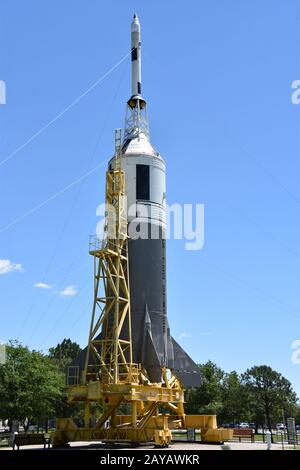 Little Joe II im Rocket Park im Space Center in Houston Texas Stockfoto