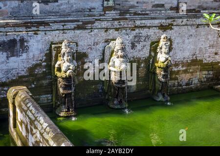 Badetempel in Goa Gajah Elefantenhöhle, Ubud, Bali, Indonesien Stockfoto