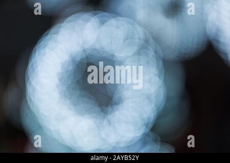 Leichte Unschärfe-Bokeh-Nahaufnahme Stockfoto
