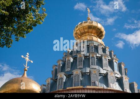 Große russische Klöster. Neues Jerusalemer Kloster, Istra. Stockfoto