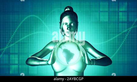 Marketing Technologie Lösungen mit einem globalen Netzwerk von Partnern Stockfoto