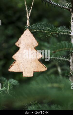 Tannenbaum Weihnachten ausgeschnitten Stockfoto