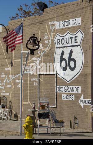 Szenen auf der alten Route 66 in kalifornien Stockfoto