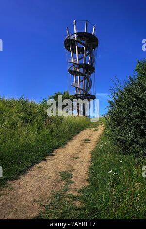 Turm im Schönbuch-Wald, Deutschland, Baden-Württemberg Stockfoto