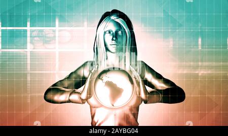 Internationaler Handel Stockfoto