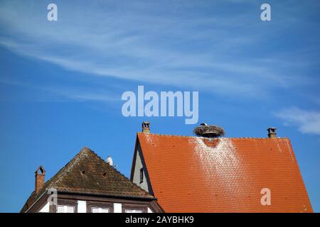 Ribeauvillé in Frankreich Stockfoto