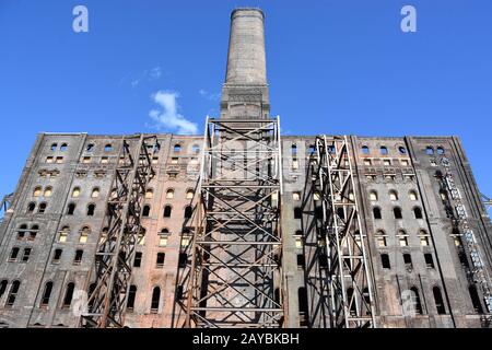 Domino-Zuckerraffinerie in Brooklyn, New York Stockfoto