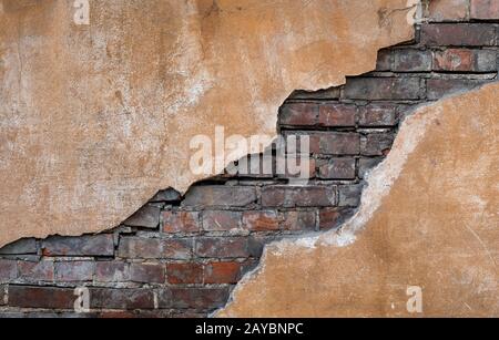 Alten grunge Mauer. Schöne vintage Hintergrund. Stockfoto