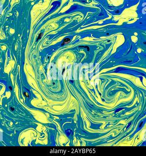 Duoton abstrakter Marmoreffekt malender Hintergrund. Stockfoto