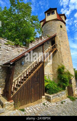 Sulzfeld am Main der Fränkischen Idylle Stockfoto