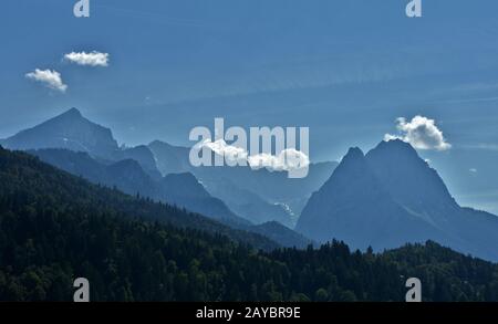 Wetterstein-Berg, Garmisch-Partenkirchen, Bayern, Deutschland Stockfoto