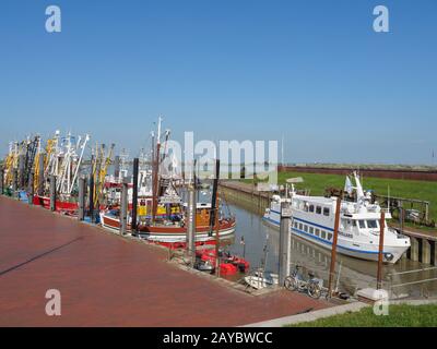 ditzum Hafen Stockfoto