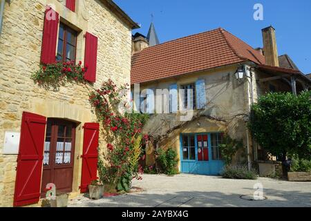 Saint-Pompont in Frankreich Stockfoto