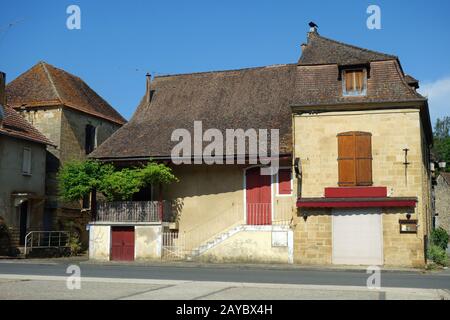 Saint-Pompont in Frankreich Stockfoto