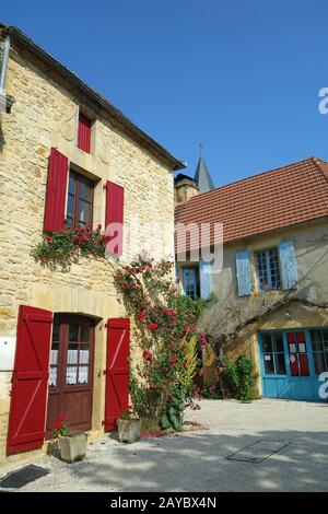 Saint-Pompont in Frankreich Stockfoto