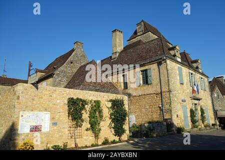 domme in der dordogne, frankreich Stockfoto