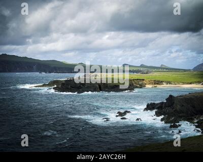 Bei Clougher fahren Sie an der Westküste Irelands Stockfoto