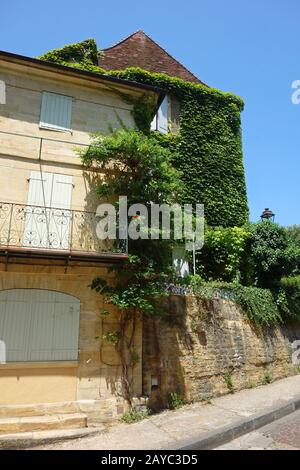 Sarlat la Caneda in Frankreich Stockfoto