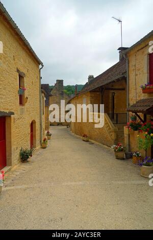 Saint-Pompont in Frankreich Stockfoto