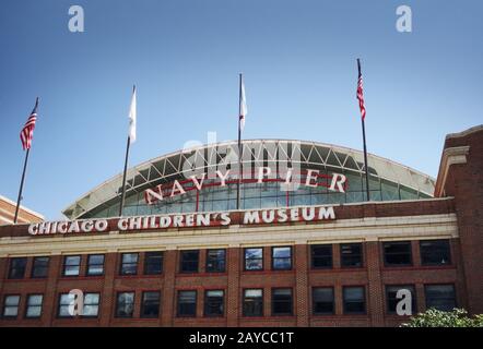 CHICAGO, IL/USA - 8-08.-2017: Museum der Chicagoer Kinder am Navy Pier Stockfoto