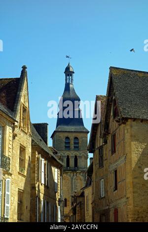 Sarlat la Caneda in Frankreich Stockfoto