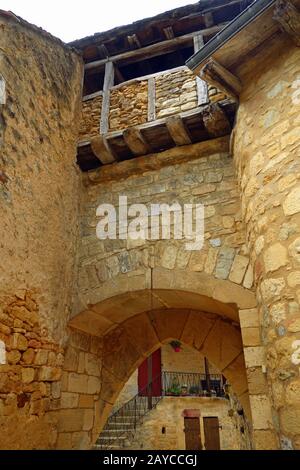 Saint-Pompont in Frankreich Stockfoto