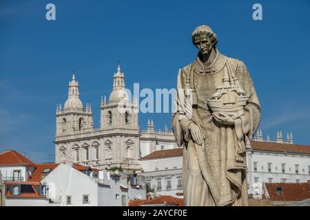 Sao Vicente St. Vinzenz von Saragossa Stockfoto