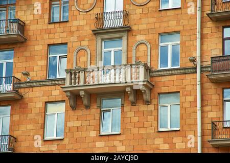 Minsk, weißrussische.stalinistische Empire-Stil. Stockfoto