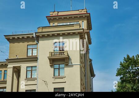 Minsk, weißrussische.stalinistische Empire-Stil. Stockfoto